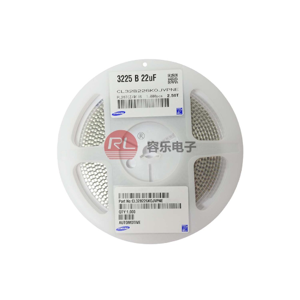 三星车规电容 3225 B 22uF